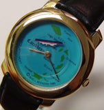 Handsome Miyota by Citizen "Caribbean" Men's Gold Quartz Watch w/ Strap