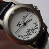 WhatEver! Men's Quartz Silver Watch w/ Strap