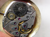 1950s Lord Elgin Men's Solid 10K Gold 25Jewels Spider Web Dial Watch
