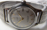 Stuart Men's Swiss Made 17Jwl Automatic Silver Very Clean Dial Watch w/ Bracelet