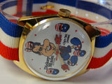 New 1970s Original Dickey Nixon President Gold Watch by Dirty Time Company