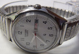 Citizen Men's Quartz Silver Dual Calendar Watch w/ Bracelet
