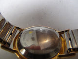 Waltham Men's Swiss Made 17Jwl Gold Fancy Bezel Watch w/ Bracelet