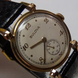 1936 Bulova Men's 21Jwl 10K Gold Fancy Case Watch