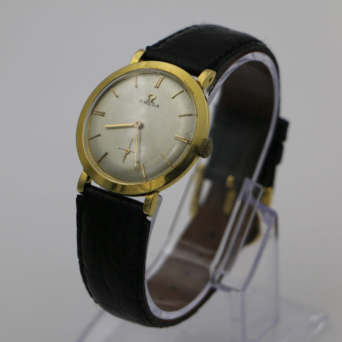 1957 Omega 18K Gold Swiss Made Mechanical Wrist Watch