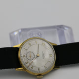 1940s Revue Men's Solid 18K Gold Military Time Swiss Made Watch