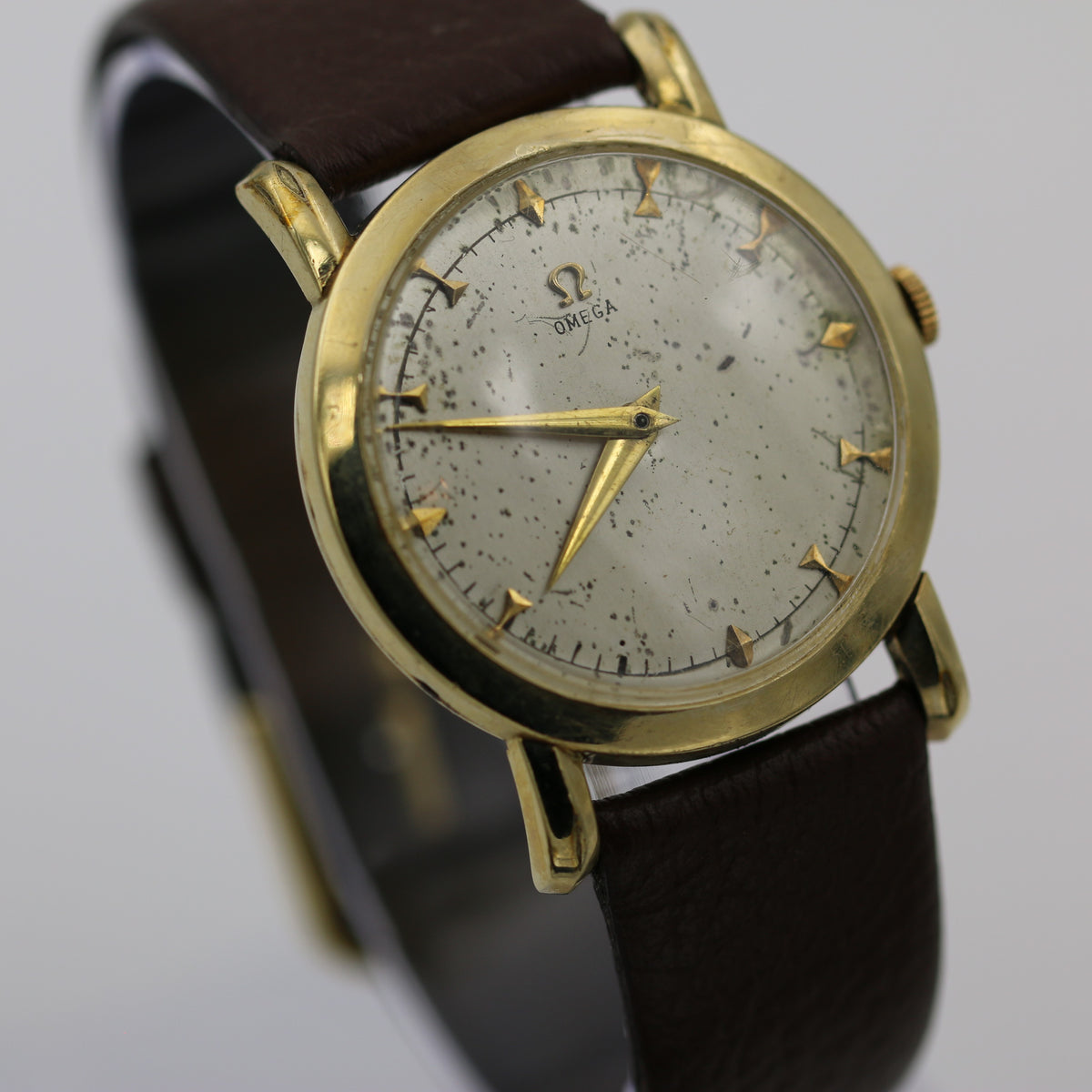 1950 Omega 14K Gold Swiss Made Mechanical Wrist Watch – Ticktock Guru