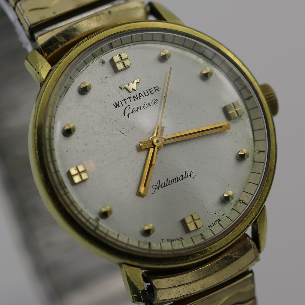 Wittnauer 5620 Swiss Unisex Watch Wittnauer Vintage Ladies Divers Two Tone Gold Plated 1990s  main image 2