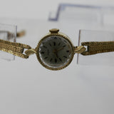 Zodiac Ladies Solid 14K Gold Swiss Made 17Jwl Watch