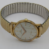 1940s Movado Men's Swiss Made Gold Large Watch w/ Bracelet