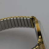 1940s Movado Men's Swiss Made Gold Large Watch w/ Bracelet