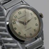 1963 Bulova / Caravelle Men's Silver Watch w/ Silver Bracelet