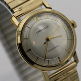 1967 Bulova / Caravelle Men's Gold Interesting Dial Fully Signed Watch w/ Bracelet