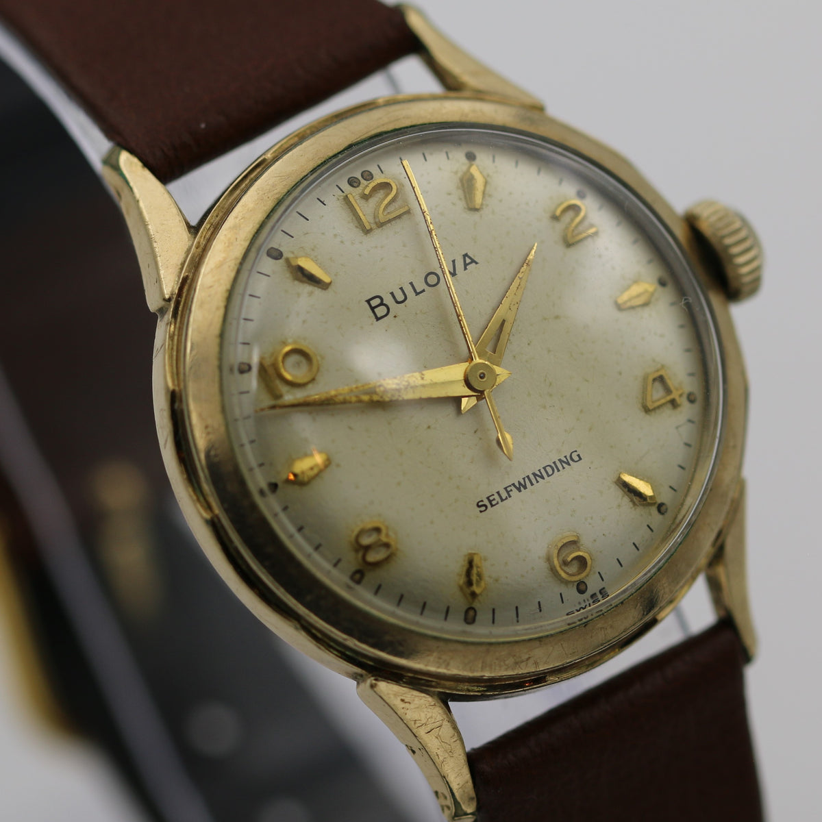 1957 Bulova Automatic Wrist Watch Ticktock Guru