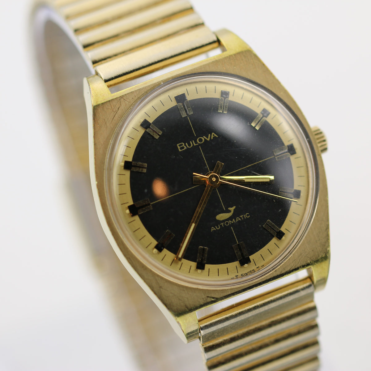 1970 10k GP Bulova Automatic store Watch