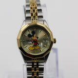 Disney Mickey Mouse Ladies Gold Calendar Watch