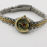 Disney Mickey Mouse Ladies Gold Calendar Watch
