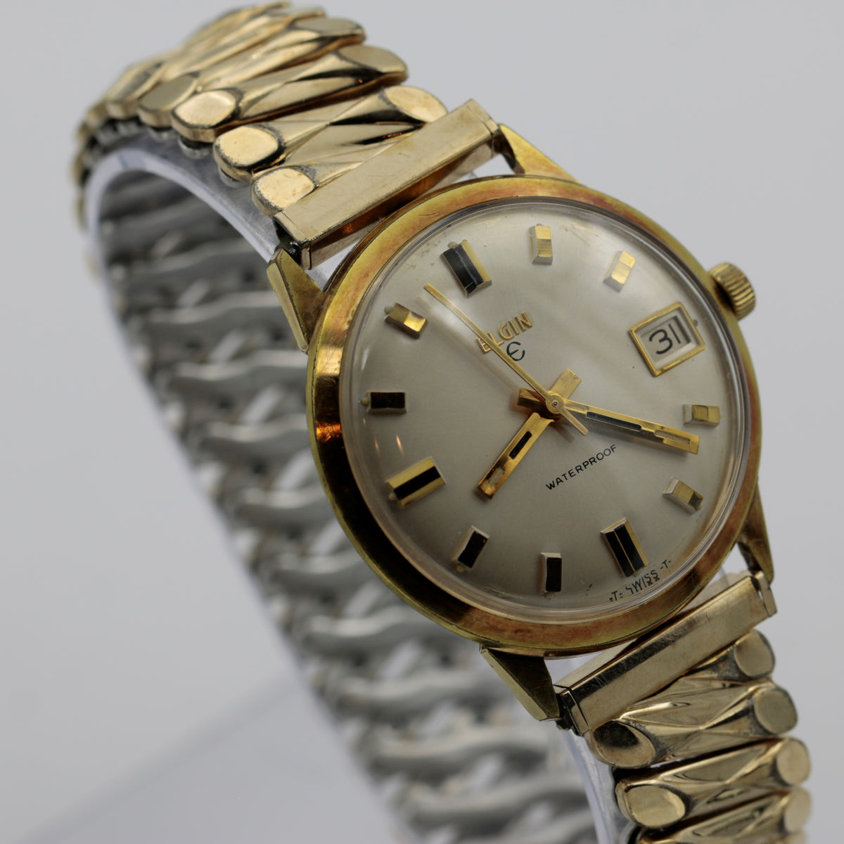 ELGIN ゴールド 自動巻き 腕時計 Elgin Swiss Made Mechanical Wrist Watch – Ticktock Guru