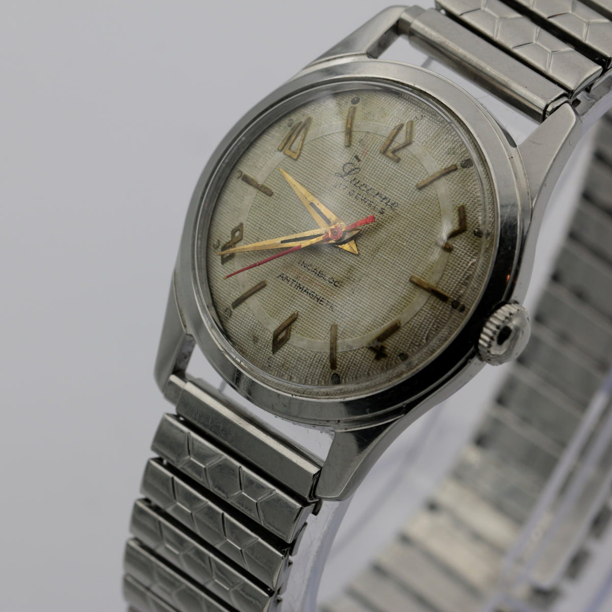 7-3957 Lucerne デジタル SWISS MADE Vintage Lucerne Digital Men's Mechanical Wristwatch Swiss