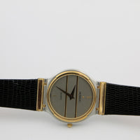 Movado Men's Swiss Made Gold Ultra Thin Quartz Watch w/ Strap