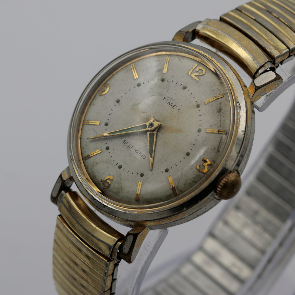ビンテージ TIMEX  SELF-WIND USA 手巻き時計  A58 ビンテージ TIMEX SELF-WIND USA 手巻き時計 A58 - メルカリ