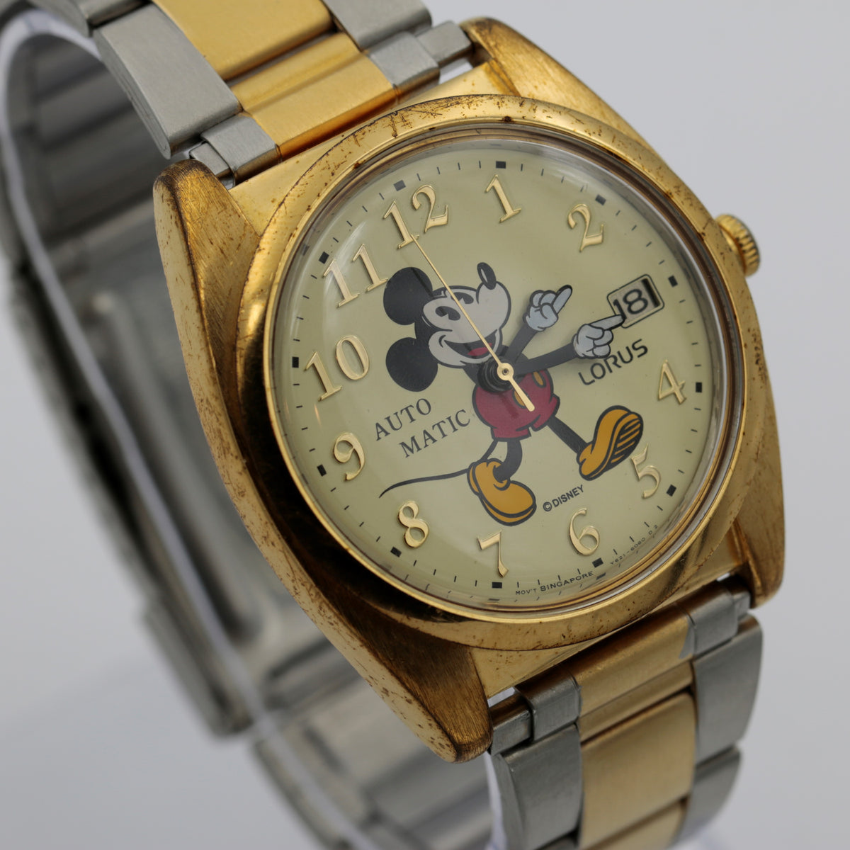 Lorus Mickey Mouse Automatic Wrist Watch Ticktock Guru