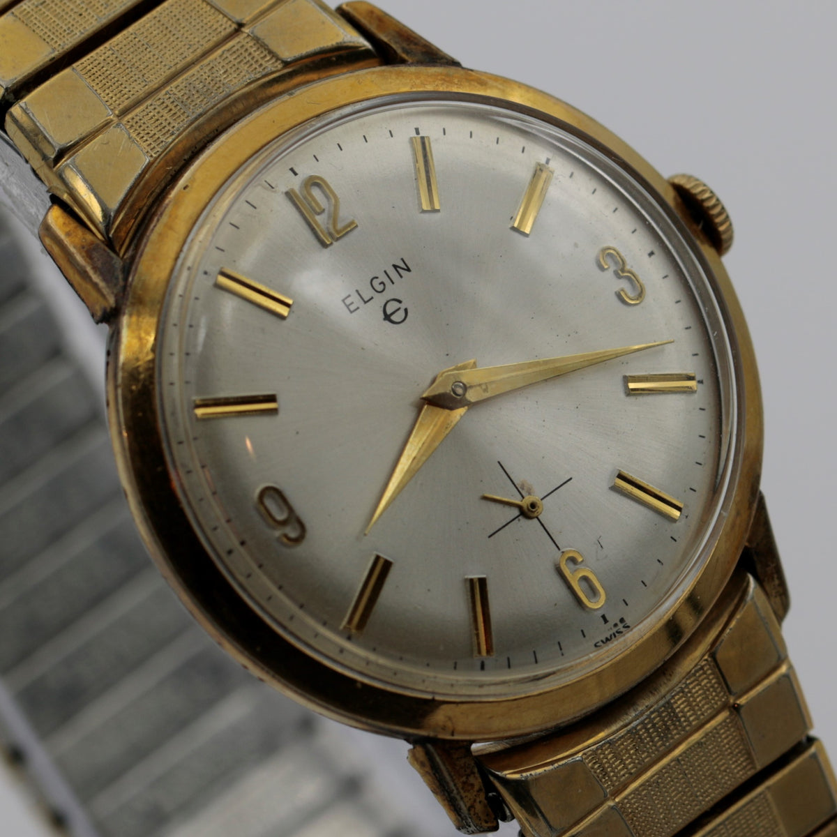 Elgin gold wrist discount watch