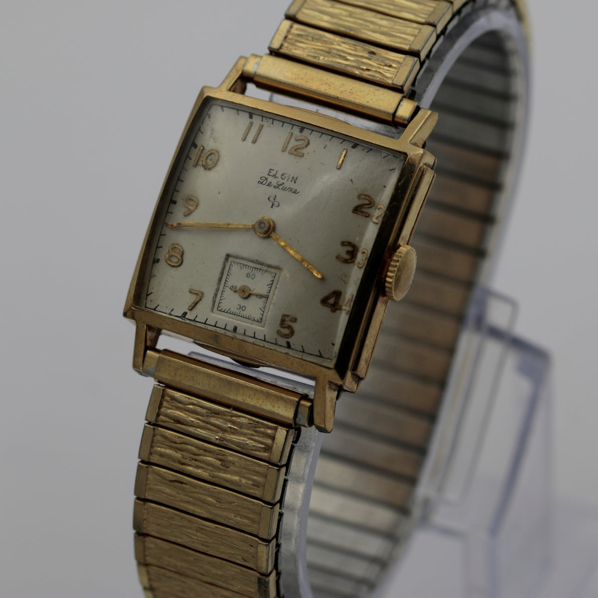1949 Elgin 10K Gold Made in USA Mechanical Wrist Watch