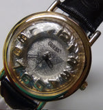 Guess Men's Gold Large Numerals Quartz Watch w/ Strap