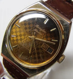 Remington 23 Electra Quartzarama Gold Calendar Watch