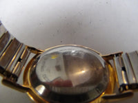 Waltham Men's Swiss Made 17Jwl Gold Fancy Bezel Watch w/ Bracelet