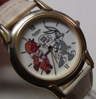 Armitron Buggs Bunny "What's Up, Doc" Quartz Collector's Gold Watch