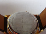 Jules Jurgensen Men's Swiss Made Quartz Digital Chronograph Gold Watch w/ Strap