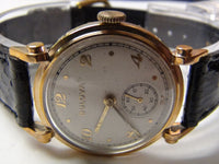 1936 Bulova Men's 21Jwl 10K Gold Fancy Case Watch