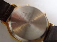 Seiko Ladies Quartz Gold Alarm Timer Calendar Watch - Excellent Condition