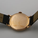 1940s Doxa Men's Solid 14K Rose Gold Swiss Made Large Watch