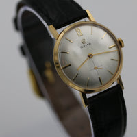 1950s Cyma Men's Swiss Made Gold Watch w/ Strap