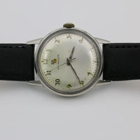 Paul Breguette Men's Silver Swiss Made 17Jwl Watch w/ Strap