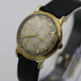 1950s Omega Men's 17 Jwl Automatic Bumper 14K Gold Swiss Made Watch