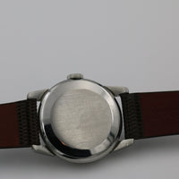 1956 Omega Seamaster Men's 17 Jwl Swiss Made Silver Watch w/ Omega Strap
