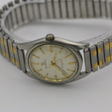 1960s Paul Breguette Men's Swiss Automatic 25Jwl Thin Silver Watch w/ Bracelet