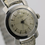 1940s Wittnauer Men's Automatic Silver Swiss Made Quadrant Dial Watch w/ Bracelet