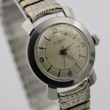 1940s Wittnauer Men's Automatic Silver Swiss Made Quadrant Dial Watch w/ Bracelet