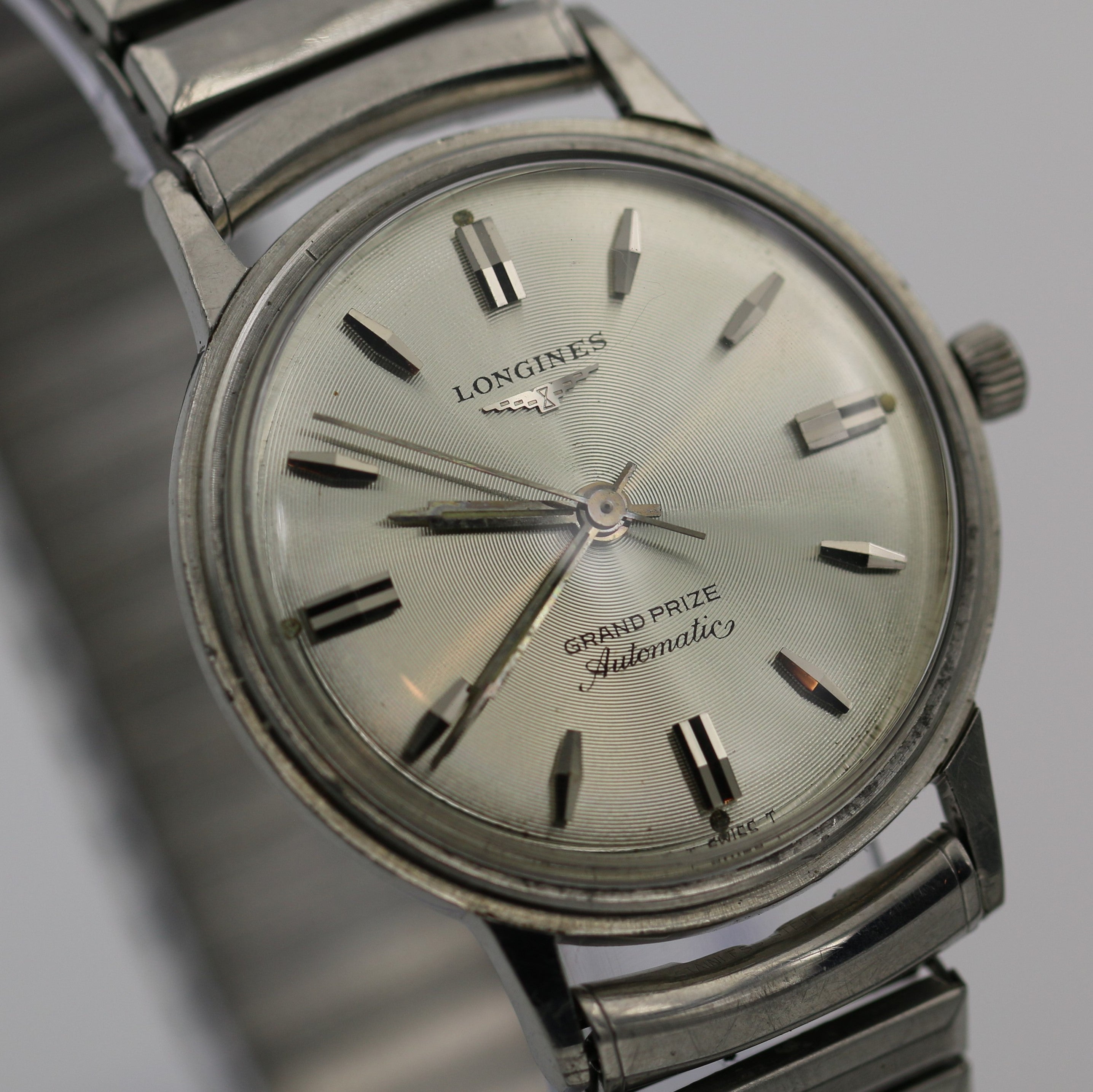【希少美品】LONGINES swiss made 腕時計　ビンテージ LONGINES MASTER COLLECTION CHRONO MOONPHASE 自動巻