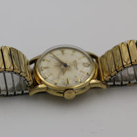 1950s Wittnauer Men's Automatic 10K Gold Swiss Made Watch w/ Gold Bracelet