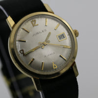 Longines Jubilee Men's Gold 17Jwl Calendar Watch w/ Strap