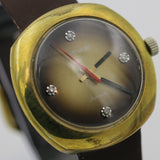 Wittnauer Men's Automatic 17Jewels Gold Diamonds Hidden Lugs Watch
