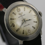 1950s Wittnauer Men's Automatic Silver Watch w/ Hirsch Strap