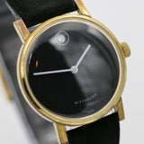 1960s Wittnauer Mens Swiss Made Gold Calendar Gorgeous Dial Watch