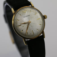 1950s Wittnauer Men's 10K Gold Swiss Made Watch w/ Strap